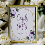 Paarse goudbloemen, Kaarten en cadeaubonnen Poster<br><div class="desc">Paarse goudbloemen,  Kaarten en cadeaubonnen</div>