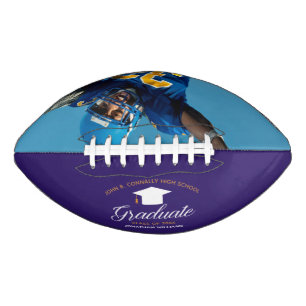 Paarse Gouden Afstuderen Custom Afstuderen Foto American Football
