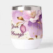  Paarse gouden bloemen (Achterkant)