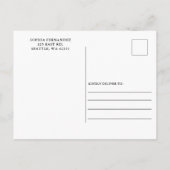 Paarse Gouden Bloemen Quinceañera Save the Date Aankondigingskaart (Achterkant)