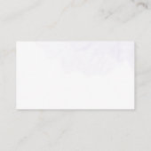 Paarse gouden bloemvlinder RSVP Informatiekaartje (Achterkant)