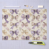 Paarse gouden bogen Verjaardag Tissuepapier (Craft)