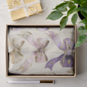 Paarse gouden bogen Verjaardag Tissuepapier (Geschenk)