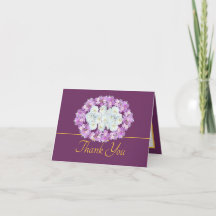 Paarse gouden chique Rozen krokussen krans dank u