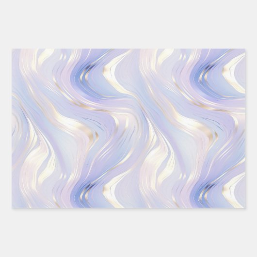 Paarse gouden droom inpakpapier vel (Voorkant 3)