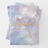 Paarse gouden droom inpakpapier vel (In situ)