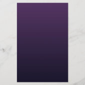 Paarse & Gouden Esthetische Bloemige Trouwmenu Kaa (Achterkant)