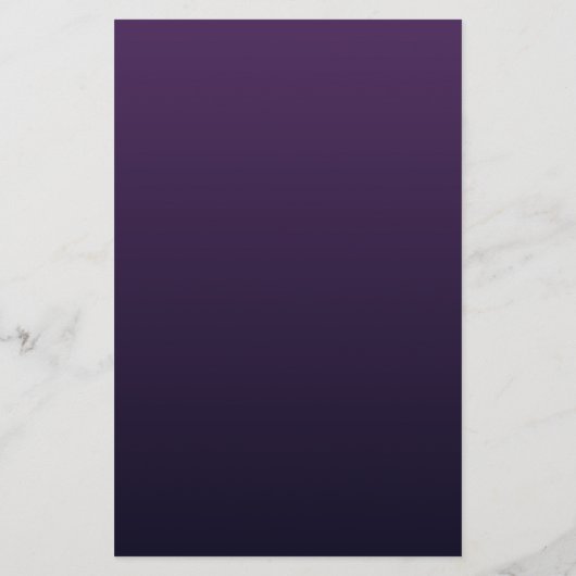 Paarse & Gouden Esthetische Bloemige Trouwmenu Kaa (Achterkant)