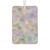 Paarse gouden glam Blauwgroen Abstract monogram Luchtverfrisser (Achterkant)