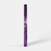 Paarse Gouden Glitter Marmer Aangepaste Naam Perso Samsung Galaxy Hoesje (Rechterkant)