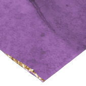 Paarse Gouden Glitter Tafelloper met aangepaste na (Hoek)
