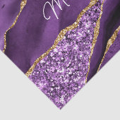 Paarse Gouden Glitter Weefselpapier met Aangepaste Tissuepapier (Detail)