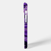 PAARSE & GOUDEN KERSTVERSIERINGEN POINTSETTIAS Case-Mate iPhone CASE (Achterkant / Links)