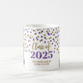 Paarse Gouden Klasse van 2025 Koffie Mok (Center)