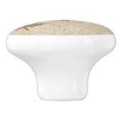 Paarse & Gouden Libellen Libel Houten Knop Eigen S (Zijkant)