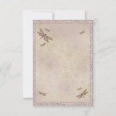 Paarse & Gouden Libellen Libel Tafelnummer (Achterkant)