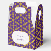 Paarse & Gouden Marokkaanse Feest Bedankdoosjes (Geopend)