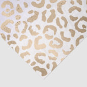 Paarse gouden ombre luipaard print tissuepapier (Detail)