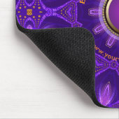 Paarse Gouden Roze Energie Healing Mandala Muismat (Hoek)