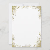 Paarse & Gouden Sweet 16 Party Elegante Verjaardag Kaart (Achterkant)