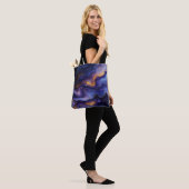 Paarse gouden Tas (Op model)
