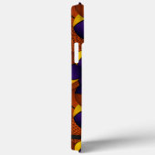 Paarse gouden team kleuren basketballen patroon Case-Mate iPhone case (Achterkant / Rechts)