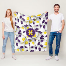 paarse gouden team kleuren voetbalkamer decor