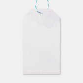 Paarse gouden vlinder bloemenmeisje Baby shower Cadeaulabel (Achterkant)