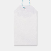 Paarse gouden vlinder bloemig Baby shower Cadeaulabel (Achterkant)