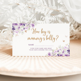 Paarse gouden vlinder hoe groot is mama's buik informatiekaartje