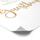 Paarse gouden vlinder tekent het Guestbook Poster (Hoek)