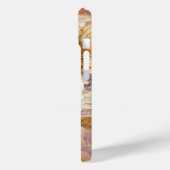 Paarse & gouden vlinder Waterverf vlinders Case-Mate iPhone Case (Achterkant / Links)