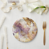 Paarse & Gouden Vlinderjurk Fantasy Sweet 16
