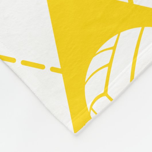 paarse gouden volleybalplokleuren argyle fleece deken (Hoek)