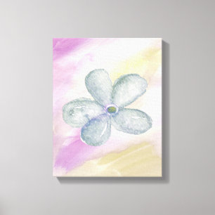 Paarse gouden Waterverf Canvas Afdruk