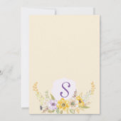 Paarse gouden Waterverf Kaart (Achterkant)