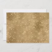 Paarse goudfotoballon voor Quinceañera Kaart (Achterkant)