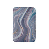 Paarse goudglitter badmat (Voorkant Verticaal)