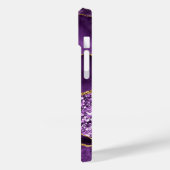 Paarse goudglitter -  goudglitter - Jouw naam Case-Mate iPhone Case (Achterkant / Links)