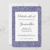 Paarse goudglitter kaart (Voorkant)