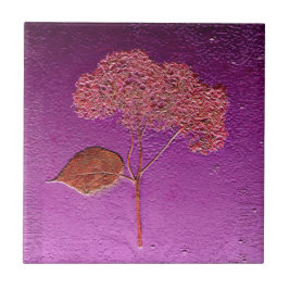  Paarse goudhoudende brandkranen Tegeltje