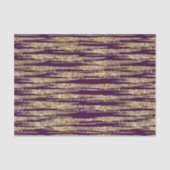Paarse goudhoudende stripes tissuepapier (Voorkant)