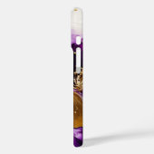 Paarse goudinfusie Case-Mate iPhone case (Achterkant / Links)