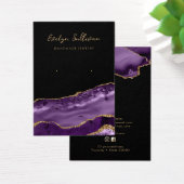 Paarse goudkaart visitekaartje (Bureau)