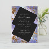 Paarse goudmakreel kaart (Staand voorkant)