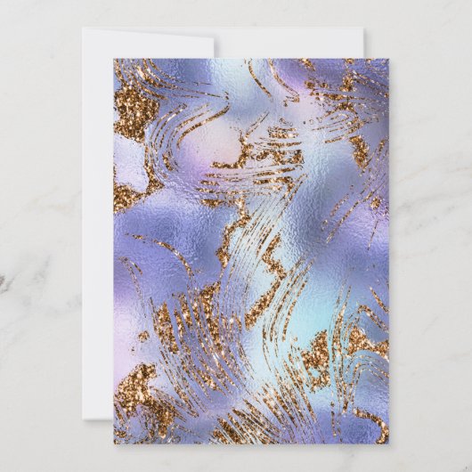 Paarse goudmakreel kaart (Achterkant)