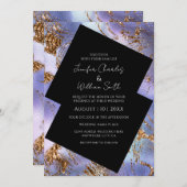 Paarse goudmakreel kaart (Voorkant / Achterkant)