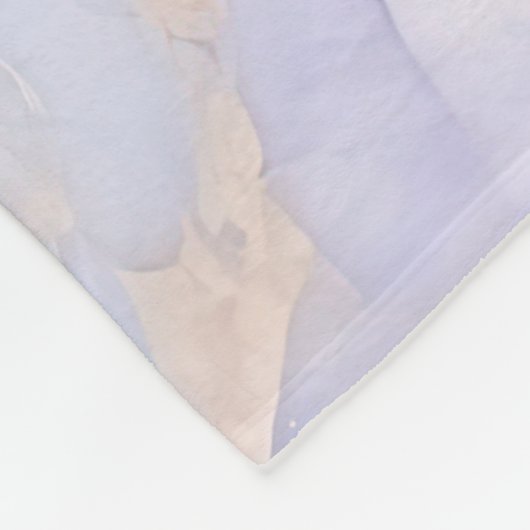 Paarse goudmarmer fleece deken (Hoek)