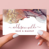 Paarse goudmatige kunst Vloeibare Waterverf Inkt Q Visitekaartje