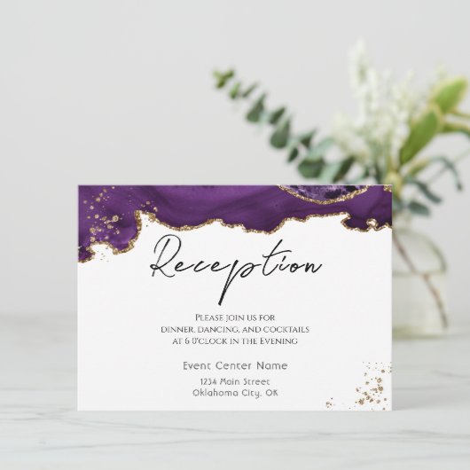 Paarse goudstaartwonden informatiekaartje (Staand voorkant)